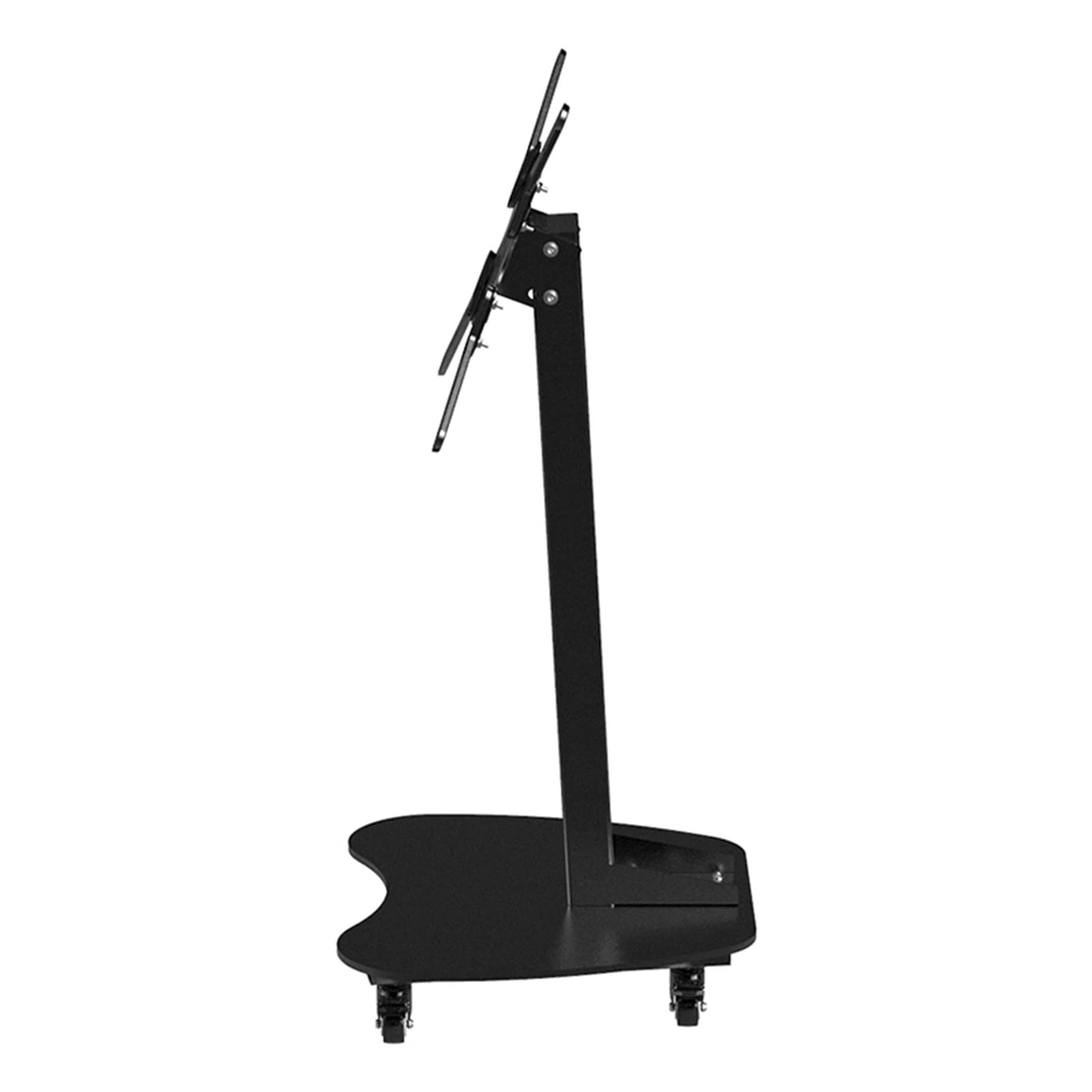 asdchZen Mobile Tv Cart For 32-45 Inch Tvs,Height Adjustable Rolling Floor Stand With Wheels,Movable Monitor Holder For Home Office