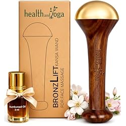 Amazon.com: SoulGenie HealthAndYoga™ BronzLift Kansa Face Massager