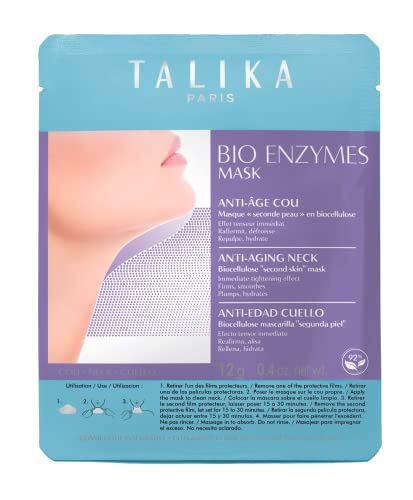 Talika Bio Enzymes Anti-Aging Neck Mask Maschera In Tessuto Effetto Rassodante 12 G - 3