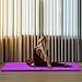 Venbytech for 6'x2'x1.5 Gymnastics Mat Thick Two Folding Panel Fitness Exercise Purple