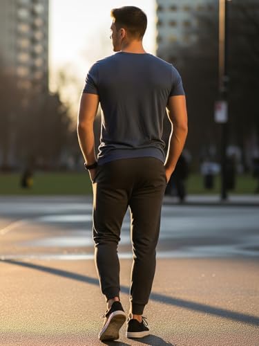 Image of XENOVAURBAN Joggers for Men | Casual wear 100% Combed Cotton Joggers | Unisex fit with Back and Side Pockets