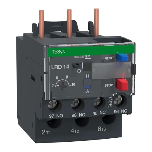 Relais LR2D1314 remplacé par LRD14 thermiques 7-10 A pour protection moteur