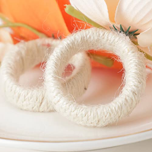 Kwqbhw Handmade Orchid Flower Napkin Rings Set Of 6 Champagne Flower Napkin Holders Handcraft Serviette Buckles Rings For Wedding Dinner Table Decor #TOP3