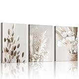 Photo Gallery wengtiao 3 pezzi stampa su tela floreale beige bianca con cornice quadro su tela moderne estetica boho minimalista fiori pittura quadro moderno soggiorno camera da letto decorazioni parete 30x40cmx3 Photo Gallery wengtiao 3 pezzi stampa su tela floreale beige bianca con cornice quadro su tela moderne estetica boho minimalista fiori pittura quadro moderno soggiorno camera da letto decorazioni parete 30x40cmx3