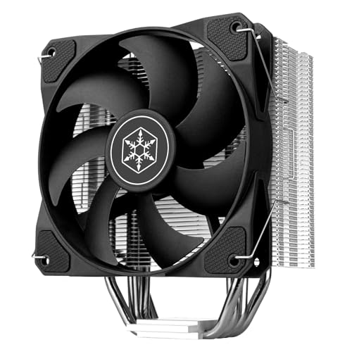 SilverStone Technology Argon V120 CPU�N�[���[ AMD AM4 / AM5 ����уC���e�� LGA 1700/1851�ASST-ARV120B�p 6mm�q�[�g�p�C�v4�{�t��
