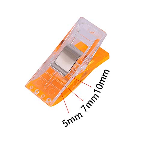 Pack Of 180 Multicolor Plastic Clips,Multipurpose Sewing Clips,All Purpose Craft Clips, Quilting Clips,Crafters,Crochet And Knitting For Quilting Binding Clips,Paper Clips,Blinder Clips. #TOP4