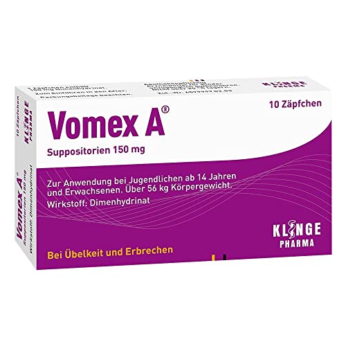 Vomex A Zäpfchen 150mg 10 stk