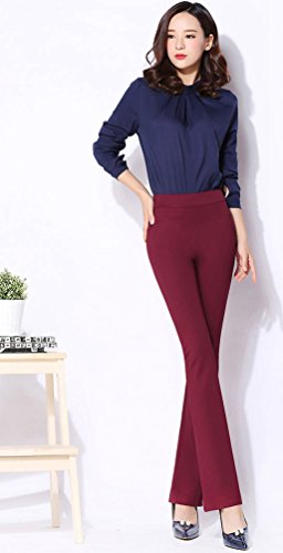 YiLianDa Pantaloni Zampa Elefante Donna Slim Fit