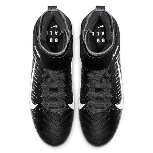 Image of Nike Men's Alpha Menace Pro 2 D Football Cleats - Black /White,7M US