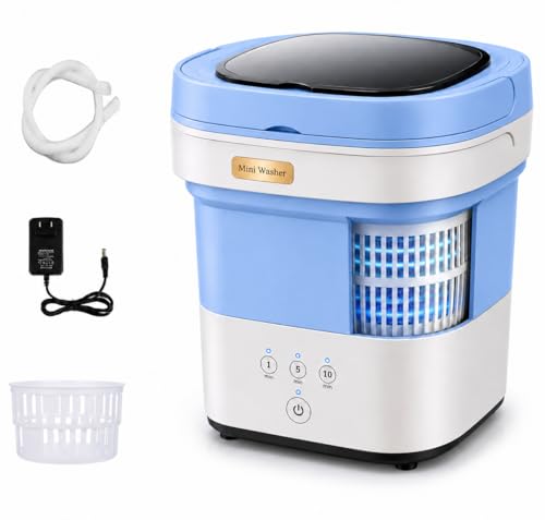 Image of SeMi AuToMaTiC FoLdInG SmAlL MiNi WaShInG MaChInE WiTh DrYeR DeEp CLeAnInG FoR UnDeRwEaR WaShINg MaChInE SeMi AuToMaTiC A13