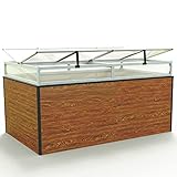 GFP Hochbeet Kräuter-Gemüse-Beet Aluminium Christina inkl. Frühbeetkasten - 195x119x77cm formstabil und witterungsbeständig mit Aluminium-Hohlkammerprofilen - Made in Austria