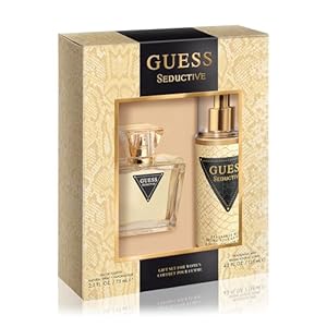 GUESS Seductive Women/Femme Eau de Toilette 2 Piece Gift Set – Perfume Spray 2.5 Fl. Oz. & Fragrance Mist 4.2 Fl. Oz.