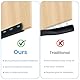 Flintronic Kantenschutz Blech, 6m x 2mm Fassungsprofil Selbstklebend, U-Form Gummi Kantenschutzprofil Aus EPDM, Bleche Kederband für Autotüren, Türen, Fenster, Metallplatten, Glasplatten-Schwarz