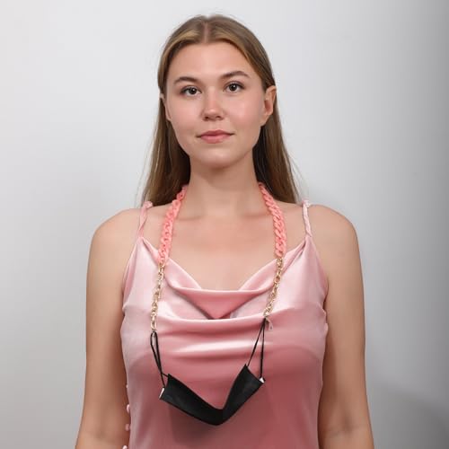 Image of Acrylic Glasses Chain for Women Men Reading Eyeglass Strap Sunglasses Holder Mask Lanyard Chain for Adults