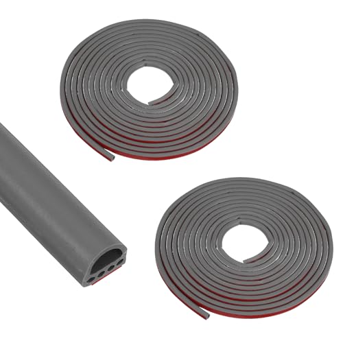 Joint de porte silicone et isolation fenêtre 5-7 mm PATIKIL, rouleau adhésif gris de rechange