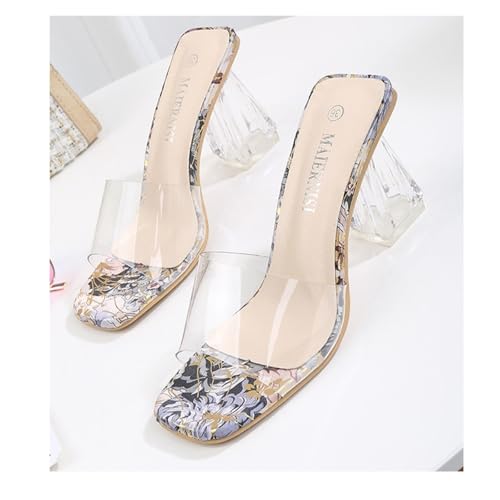 Transparent High Heels Transparent Open2