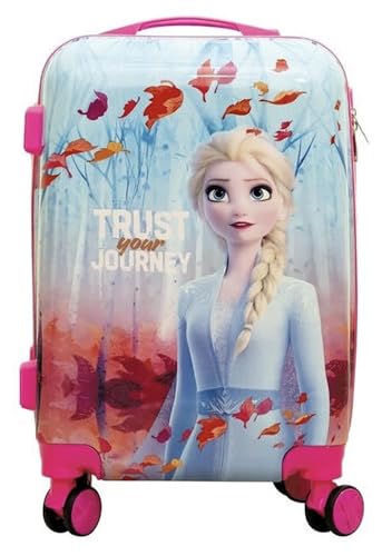 Image of ADSON Abs Kids Trolley 360 Rotating Luggage 360 Degree Wheels Non-Breakable 20 Inch Kids Hardsided Suitcase with 4 Wheels, 360 Degree Wheel Travel Trolley Bag