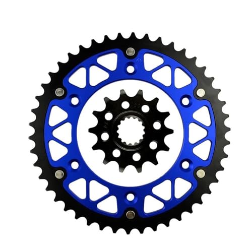 Pignon 14T et couronne 48T haute resistance pour optimiser l'acceleration Duke