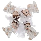 Ailes invisibles pour une élégance discrète : la statuette de mini-ange aux ailes duveteuses présente un motif d’ailes invisibles innovant, apportant une touche sophistiquée aux anges décoratifs dans les intérieurs modernes. mini-chérubins, ornement chérubin pour la maison