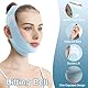 ZKGYUS Anti doppelkinn maske,Wiederverwendbare V-Linienmask,V shape face,Kann zu Hause oder beim Schlafen verwendet werden,Blau