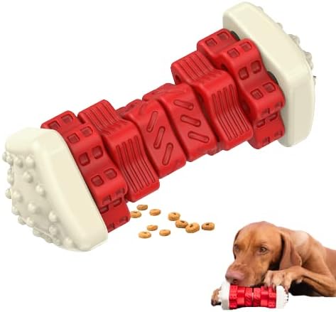 Betty's Woof Dog Squeaky Toys for Aggressive Chewers| Heavy Duty Toothbrush for Dogs| Nearly Indestructible Rubber Toys for Pet…