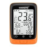 COOSPO サイクルコンピュータ GPS サイコン サイクリングコンピュータ 無線 ワイヤレス 自転車スピードメーター バッテリー内臓 Bluetooth5.0&ANT+対応 ケイデンススピードセンサー連続 IP67級防水 2.3インチディスプレイ