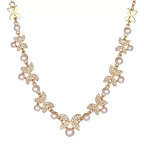 Stylish Traditional Wedding Pearl Necklace Jewellery Set