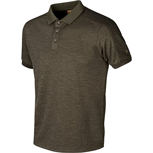 Härkila Tech Polo | Professionelle Jagd Kleidung & Jagd Zubehör für Herren & Damen | Skandinavische Qualität Made to Last | Willow Green, XL