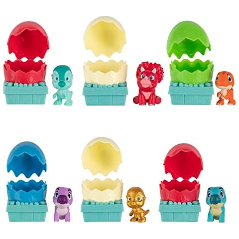 Dino Ranch 6 Bundle Pack Dino-Mite Blinds - Six 2.5” Egg Collectible Blind Dino-Mite Figures - Toys for Kids Featuring Your Favorite Pre-Westoric Ranchers Cover