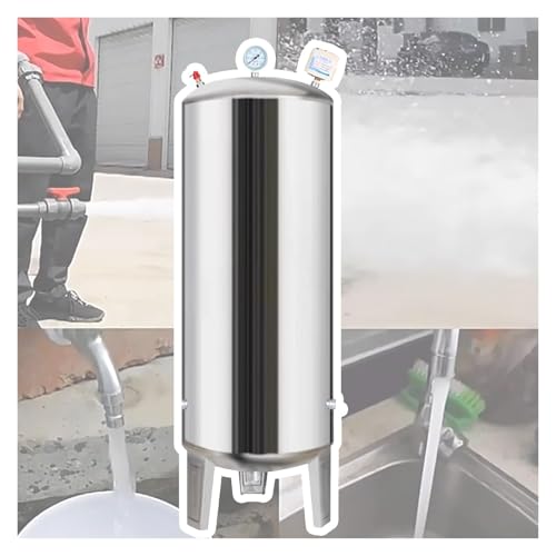 Stainless Steel Well Pressure Tank, Automatic Pressurized Water Tank for Home Bathroom, Garden, Washing Machines, with Mounting Kit,60L