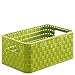 Produktbild Rotho Country Aufbewahrungskiste 6l in Rattan-Optik, Kunststoff (PP) BPA-frei, grün, A5/6l (28,0 x 18,5 x 12,6 cm)
