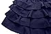 Wantdo Women's One-piece Swimsuit With Skirt Plus Size Swimwear Cover Up Dress, Navy, US 12-14