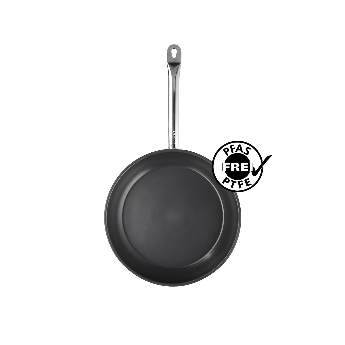 GastroSUS Industar PLUS 163150-24 - Padella in acciaio inox a induzione, 24 cm