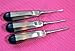 3 PC STRAIGHT DENTAL SURGERY EXTRACTING LUXATING APICAL ROOT TIP ELEVATOR-GERMAN
