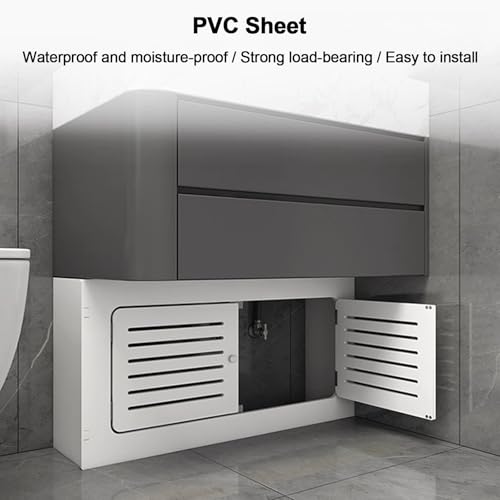 Cache-radiateur 2 portes lavable et résistant aux taches en PVC