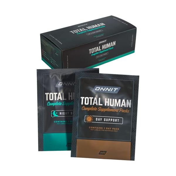 ONNIT Total Human Day and Night Vitamin Packs for Men and Women, 30-Day Supply - Adult Multivitamin