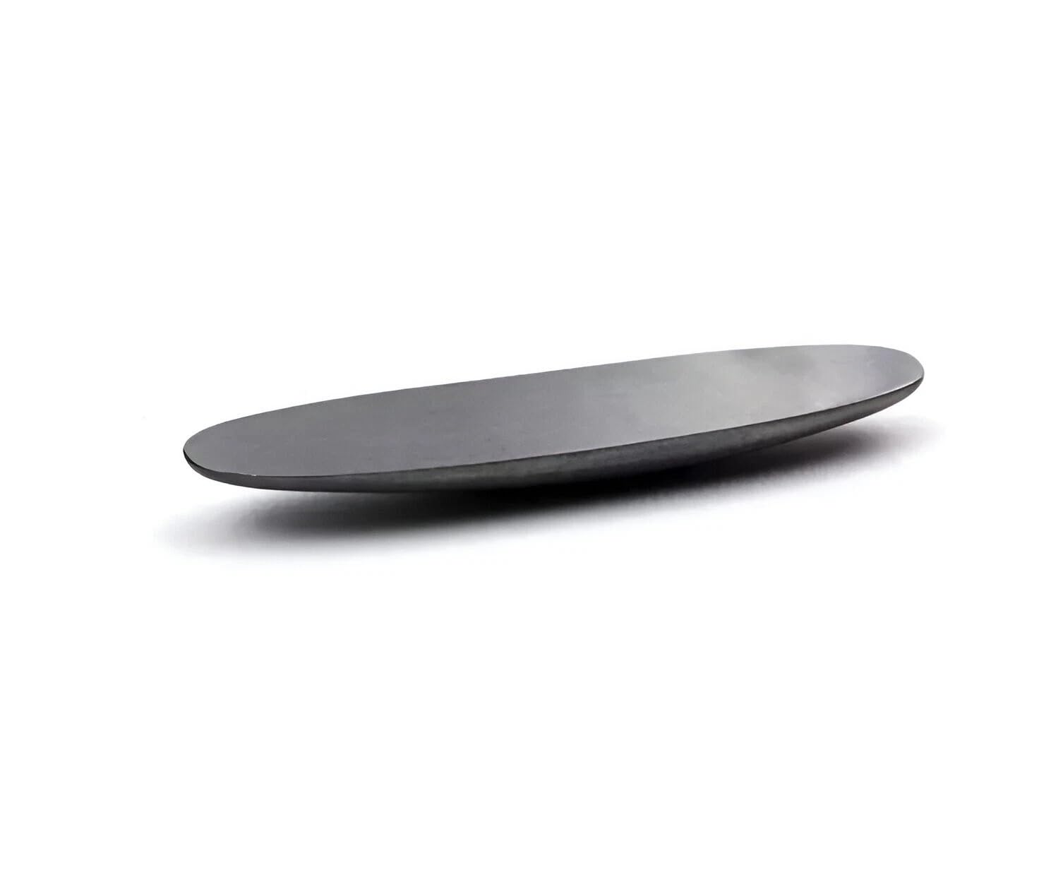 10cm Steel Rattleback - Physics Fidget Desk Object, Adults Science Gift, 14+