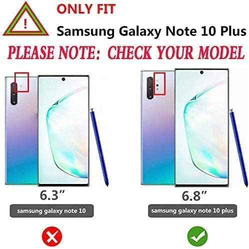 Miniatura 2 de Funda para Samsung Galaxy Note 10 Plus, Note 10 Plus con protector de pantalla de TPU flexible autorreparable 2 unidades, funda resistente 3 en 1
