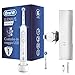 Oral-B Genius 10000N Spazzolino Elettrico Ricaricabile con 1 Manico Bianco Connesso, 6 Modalità tra cui Sbiancante e Denti Sensibili, 2 Testine di Ricambio, 1 Custodia da Viaggio Smart