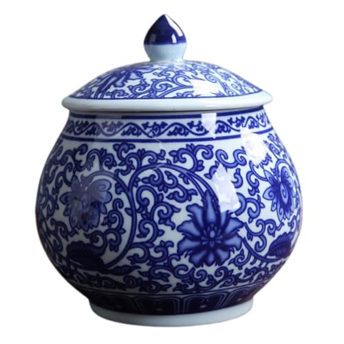 BESTOYARD Keramischer Teedose Mit Deckel Multifunktionale Aufbewahrungsbox Für Getrocknete Lebensmittel Snacks Und Tee Tragbare Und Atmungsaktive Keramikkanister Für Haushalt