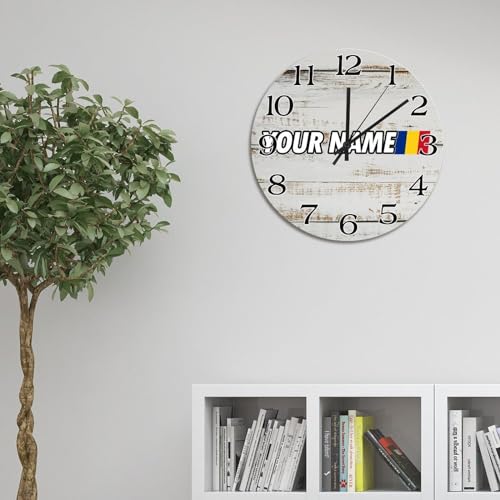 Horloge vintage Roumanie silencieuse pour cuisine et salon cosy - 5