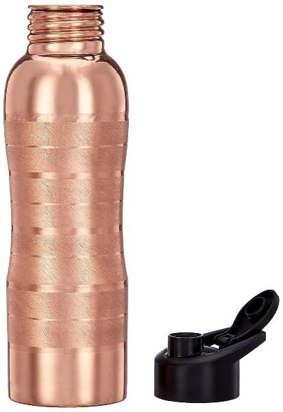 Amazon Copper Water Bottle with Flip Top 950 ml Leak Proof Rust Proof Pure Copper Sale Pack of 1 950 ml Sports Outdoors