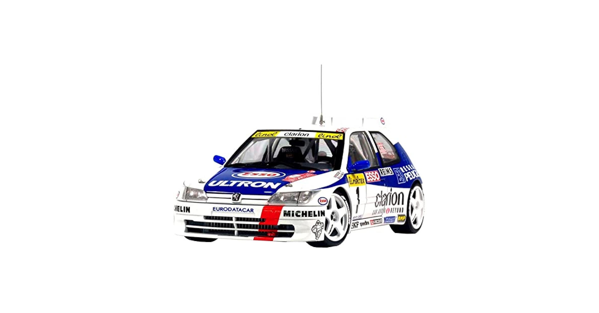 Peugeot - レーシングシリーズ 1/24 プジョー306マキシ 1996 モンテカルロラリー プラモデル(PN24009) プラッツ/NuNu 1/24 レーシングシリーズ プジョー306マキシ 1996 モンテカルロ