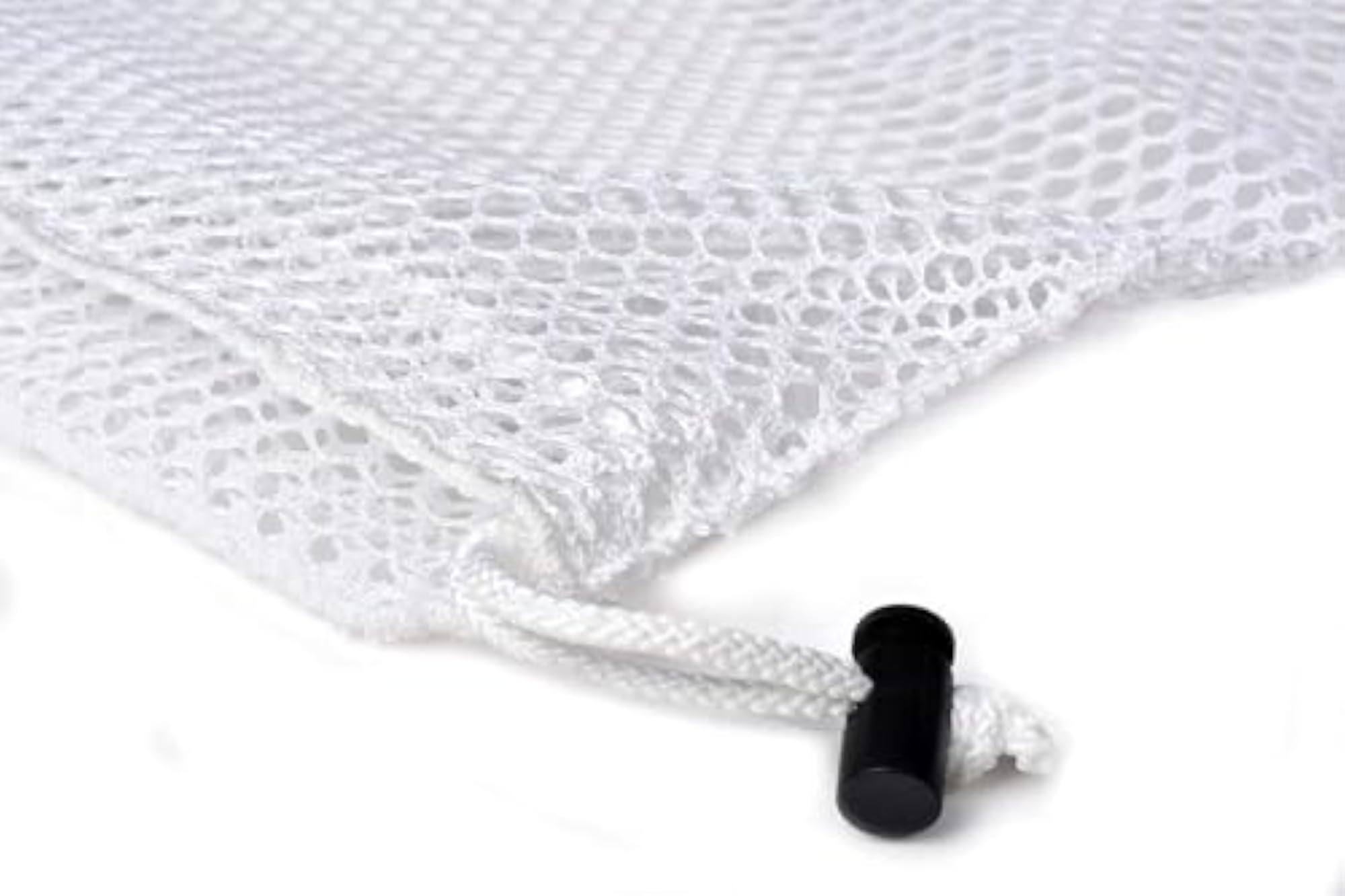 Heavy-Duty Commercial Mesh Laundry Bag with Drawstring Closure