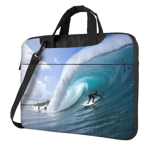 Sacoche ordinateur portable Big Wave imprimée et mince