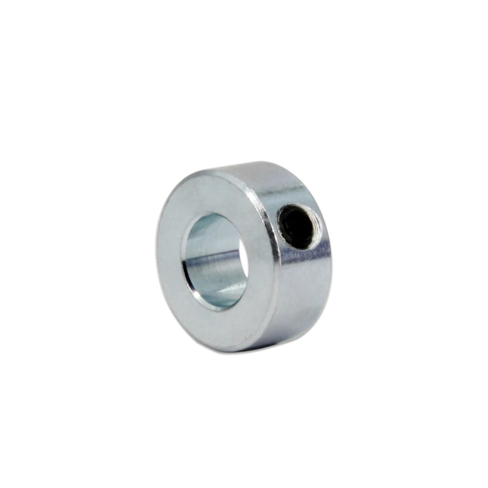 Juego de Collares de Eje con Orificio de 8 Uds. De 1/2 ", Collares de Bloqueo de Acero sólido chapados en Zinc Estilo Tornillo con diámetro Exterior de 1" y Ancho de 7/16"