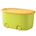 Zhangmeiren Caja De Almacenamiento Grande For Niños Caja De Almacenamiento De Ropa De Juguete De Plástico Caja De Almacenamiento Caja con Polea Caja De Almacenamiento con Tapa (Color : G, Size : M)