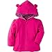 Gerber Baby Girls' Hooded Micro Fleece Jacket, Fuchsia, 12 Months