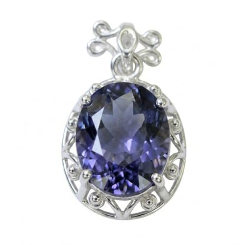 Collier Quartz Mystique en Argent 925, bijoux fait main d'exception