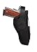 Uncle Mike's Kodra Nylon Sidekick Ambidextrous Hip Holster with Magazine Pouch (Size 5, Black)